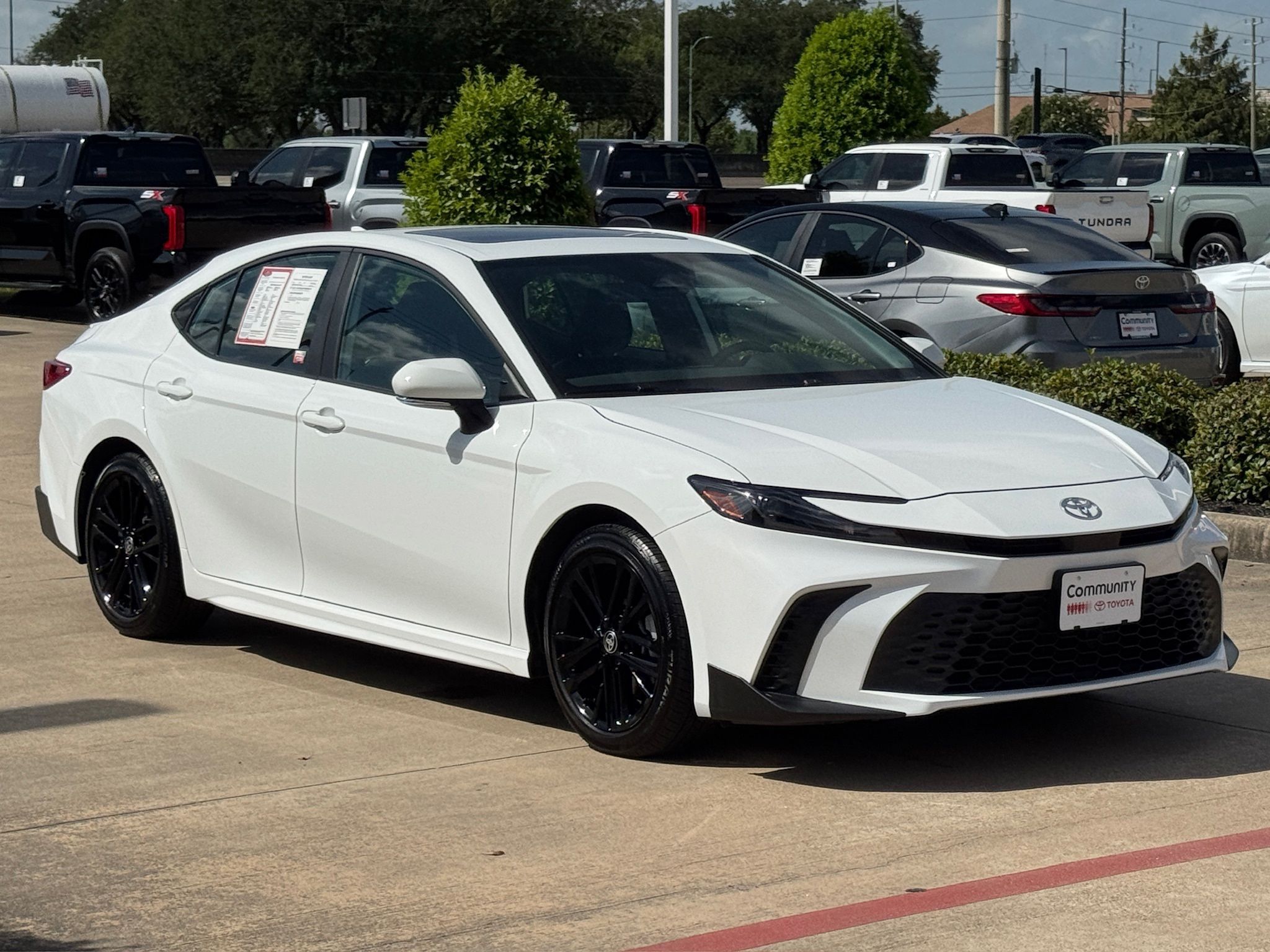 2025 Toyota Camry SE White at Big Star Buick GMC