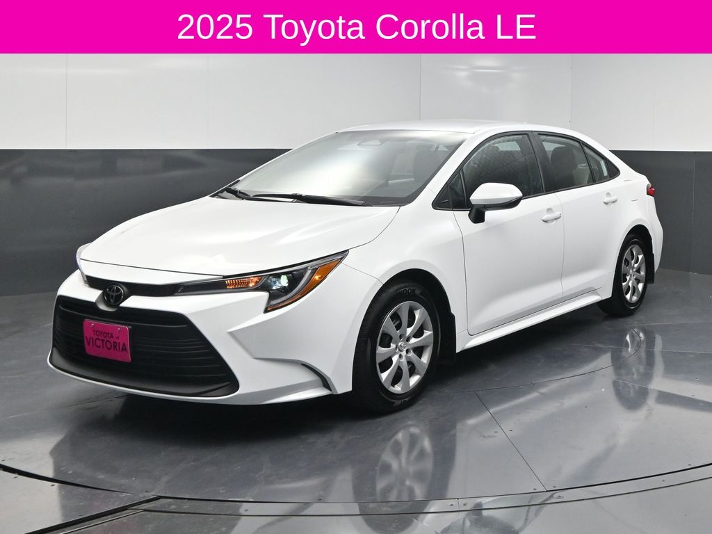 2025 Toyota Corolla LE White at Gullo Toyota
