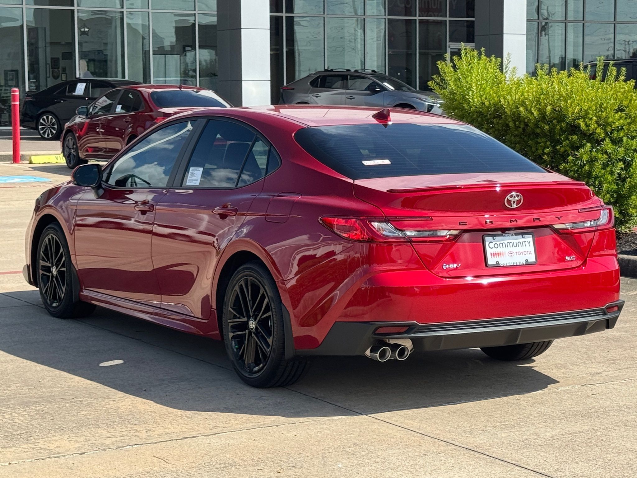 2026 Toyota Camry SE Red at Classic Toyota Galveston