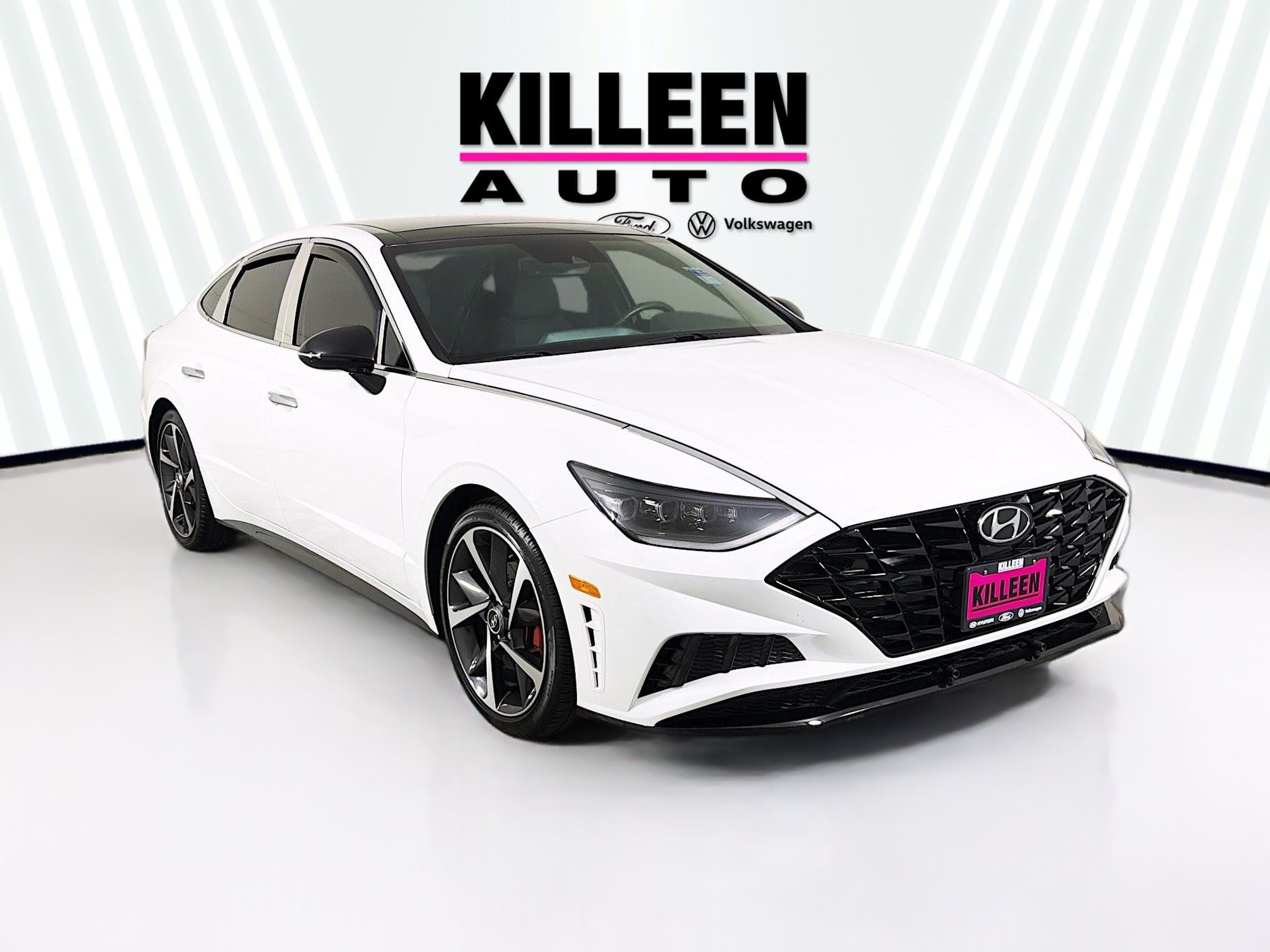 2023 Hyundai Sonata SEL Plus White at DeMontrond Ford