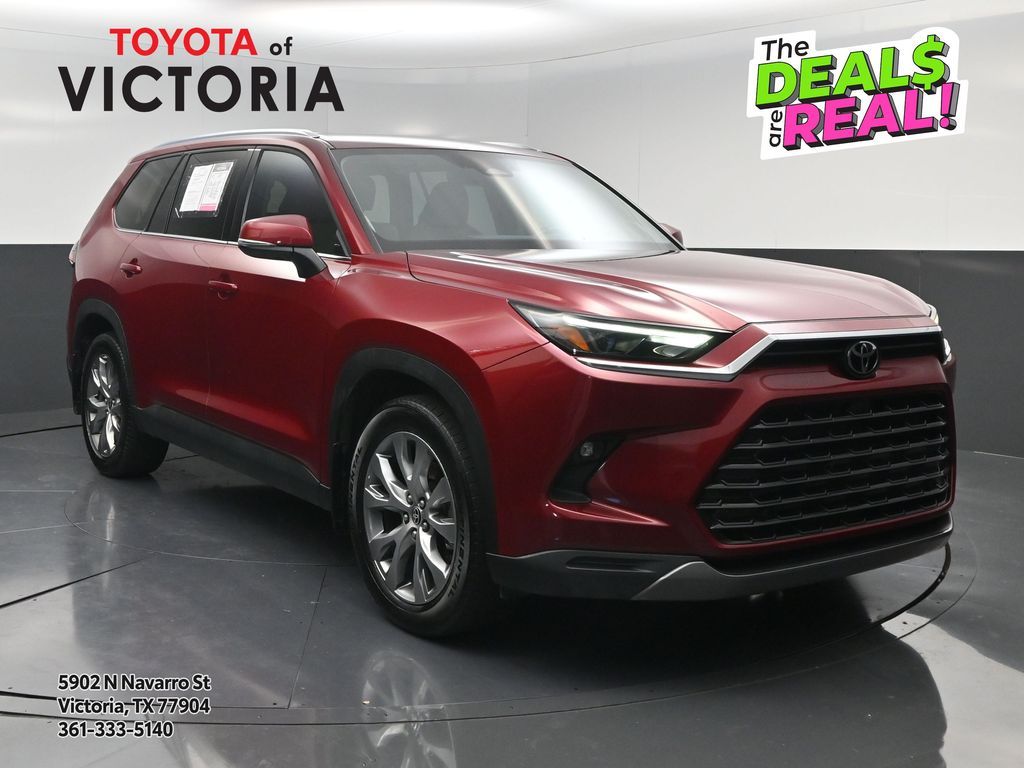 2024 Toyota Grand Highlander Limited Red at Gullo Toyota