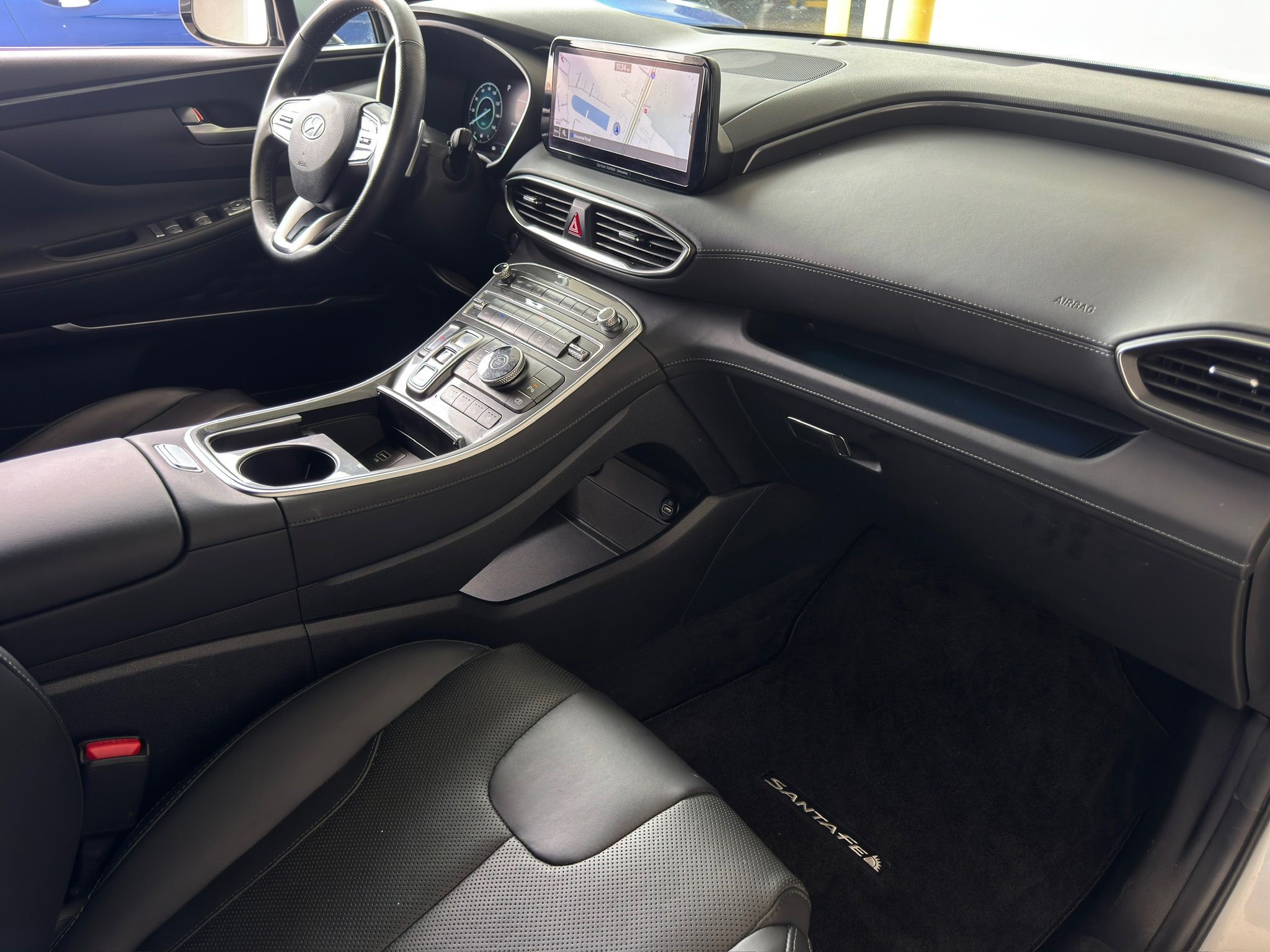 2022 Hyundai Santa Fe Calligraphy Silver at DeMontrond Mazda