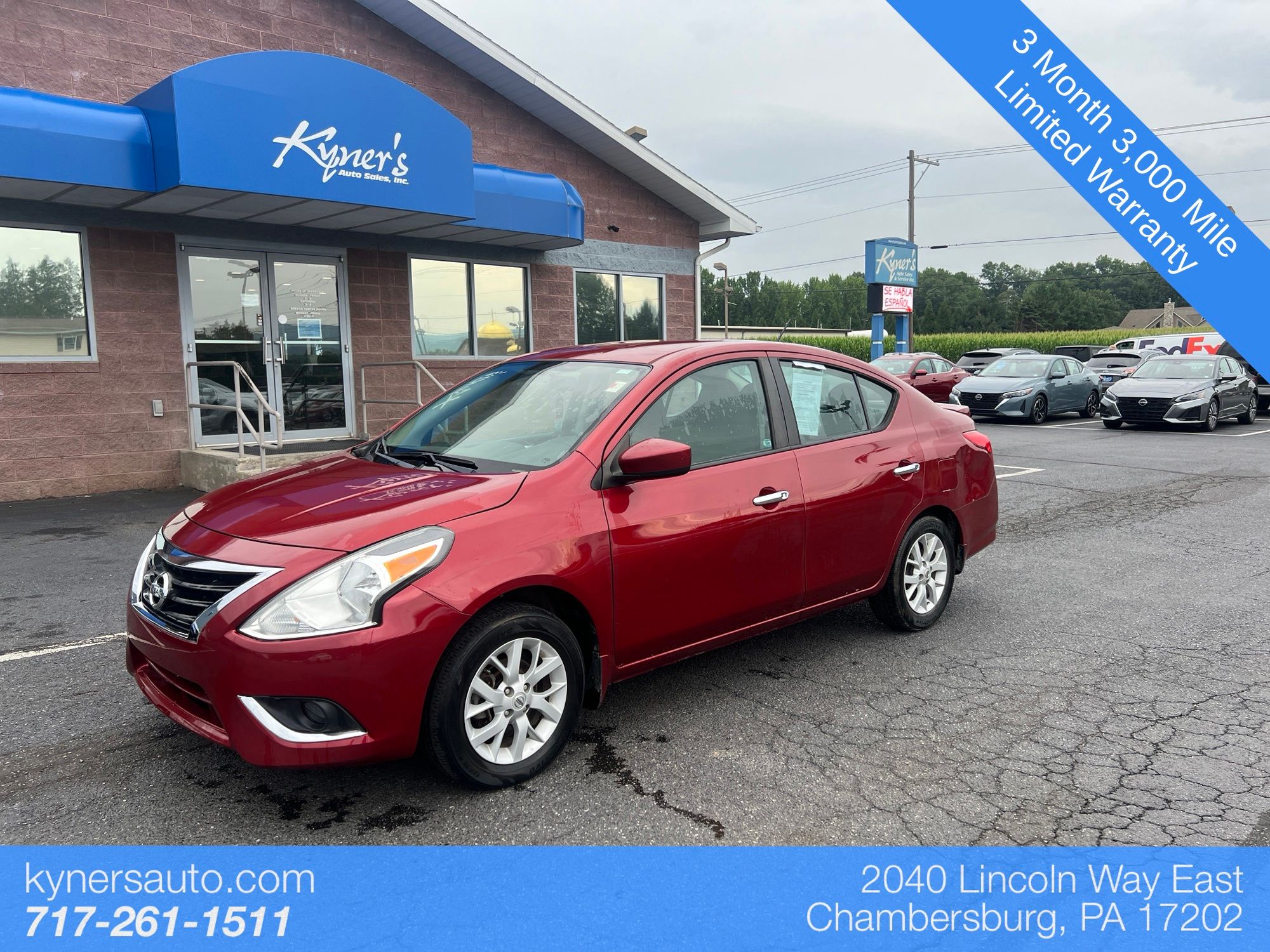 2019 Nissan Versa SV FWD