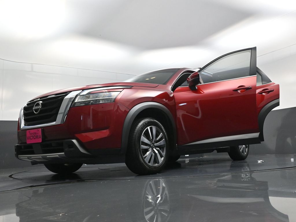 2023 Nissan Pathfinder SL Red at Parkway Family Mazda