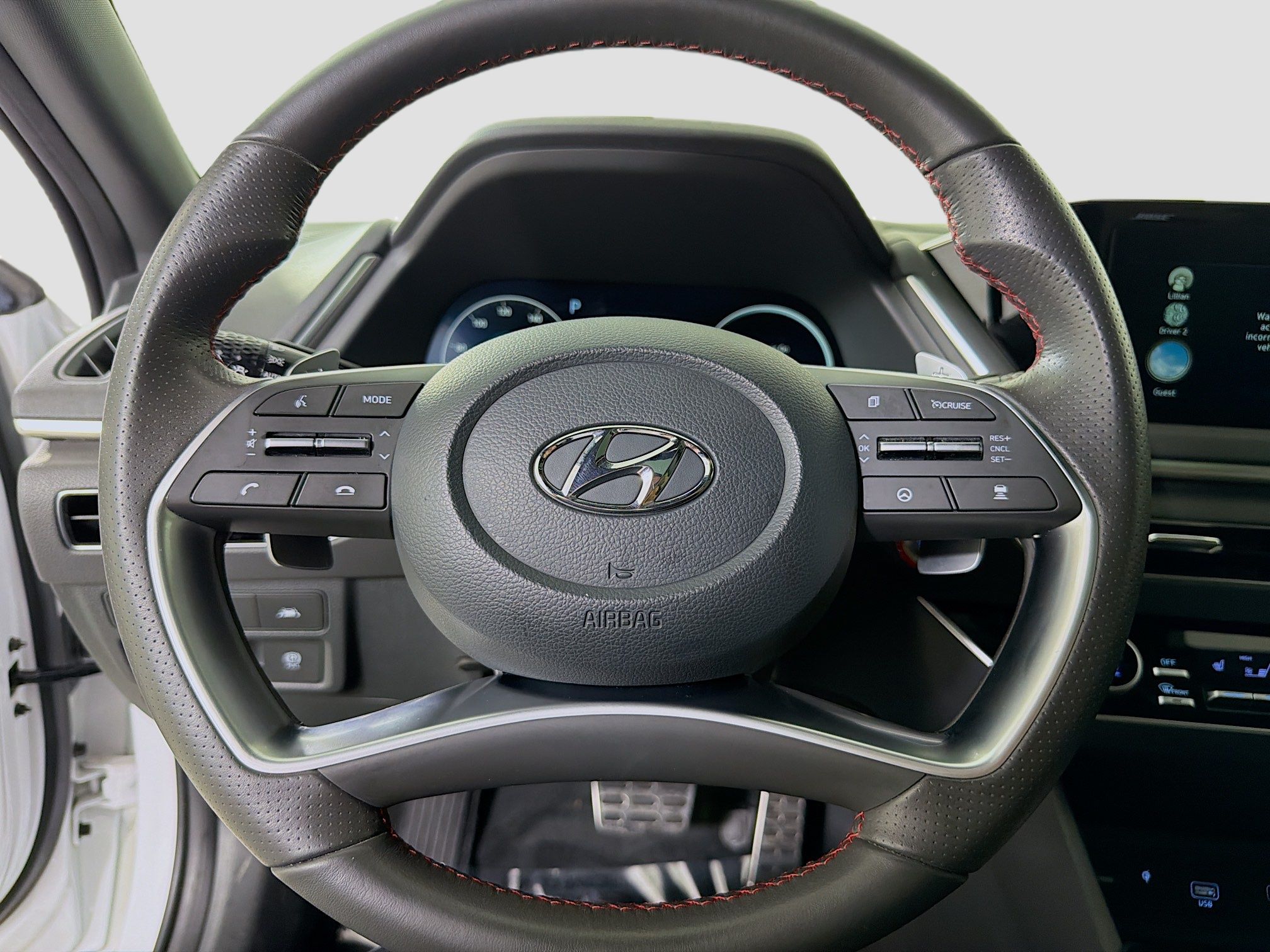 2023 Hyundai Sonata SEL Plus White at DeMontrond Ford