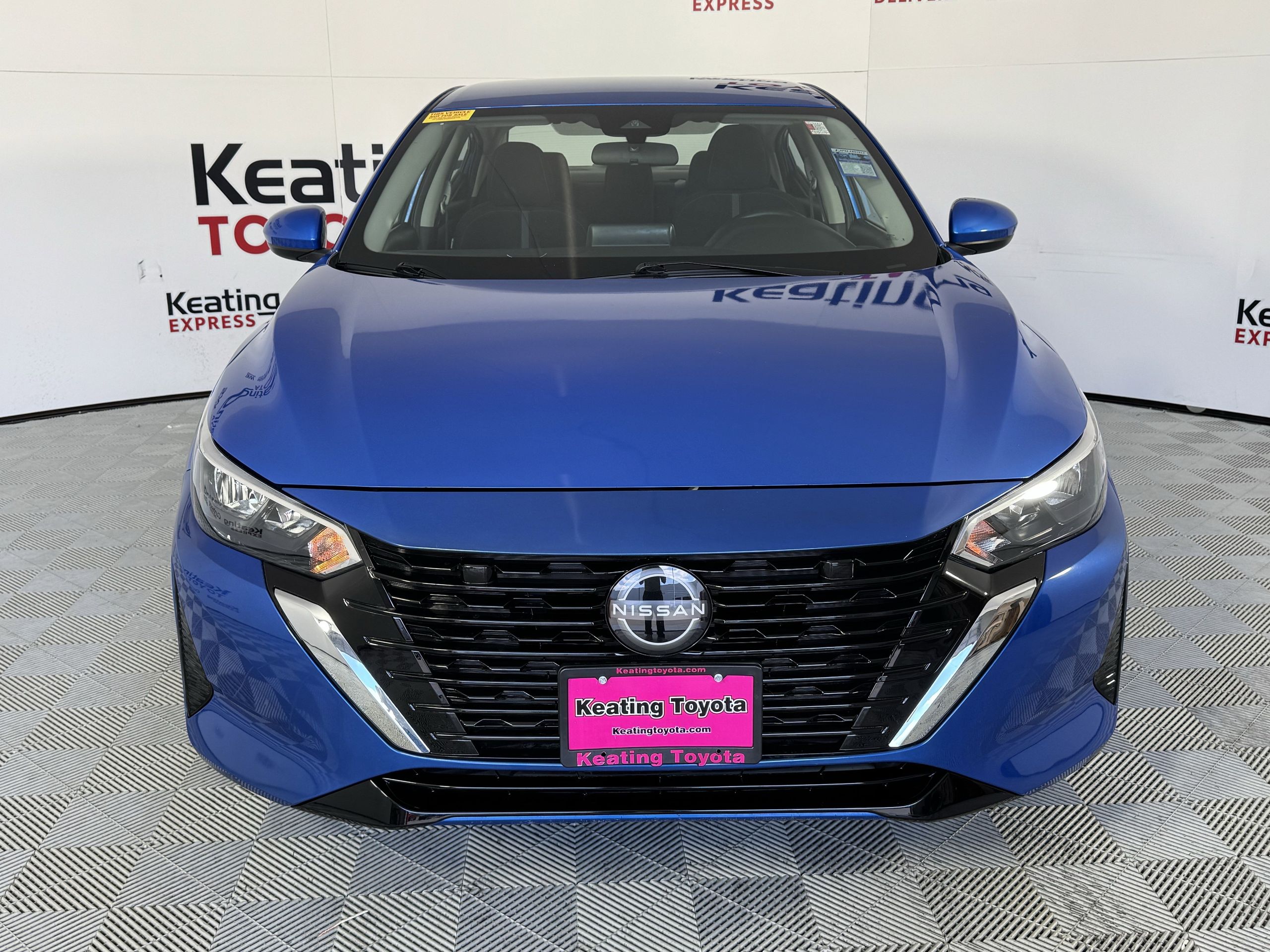 2025 Nissan Sentra SV Blue at Central Houston Nissan
