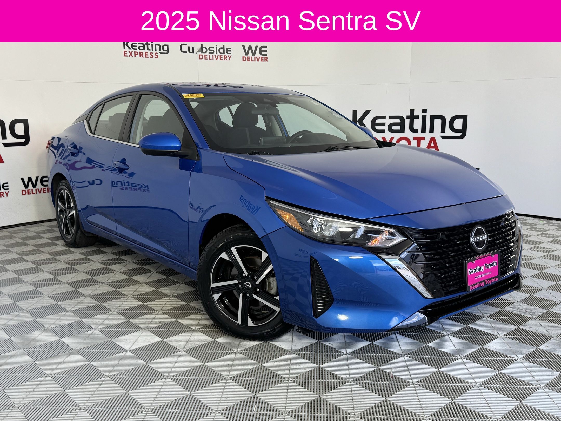 2025 Nissan Sentra SV Blue at Central Houston Nissan