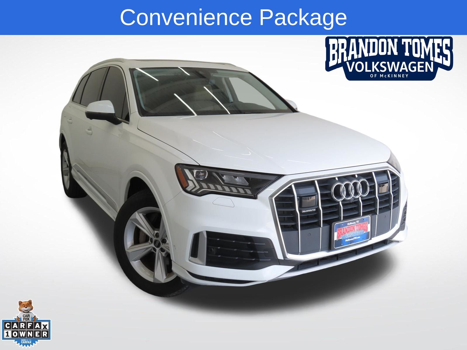 Carrara White 2023 Audi Q7 SUV / Crossover All-Wheel Drive 8-Speed Automatic