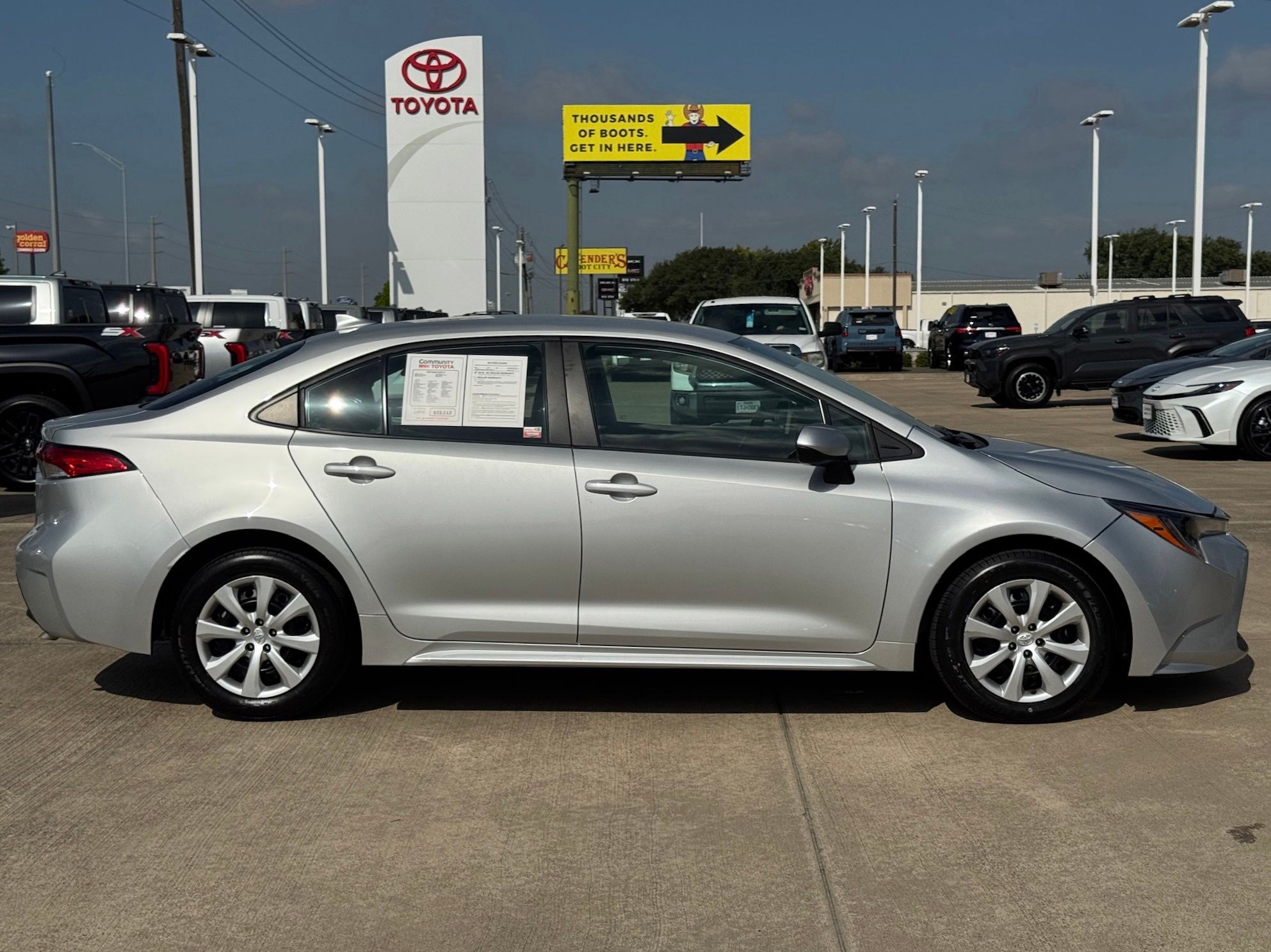 2024 Toyota Corolla LE Silver at Don McGill Toyota