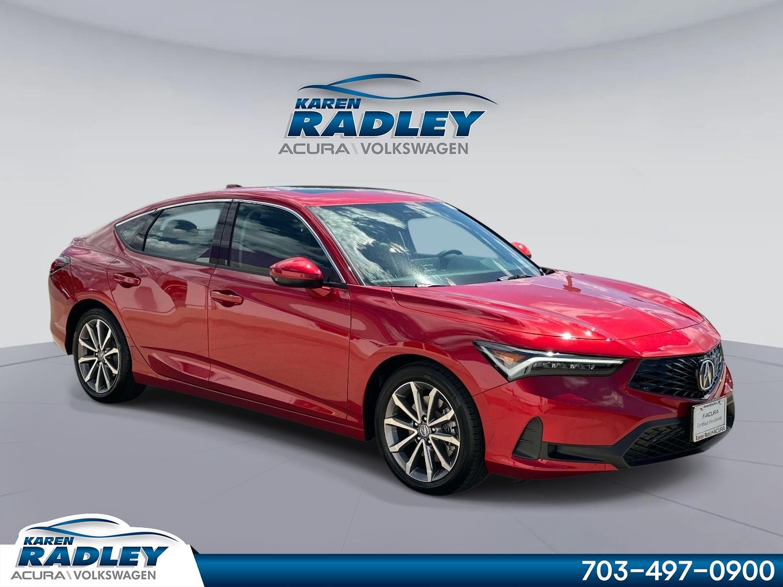 Performance Red Pearl 2025 Acura Integra Sedan Front-Wheel Drive Continuously Variable Transmission