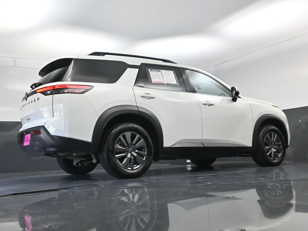 2025 Nissan Pathfinder SV White at Central Houston Nissan