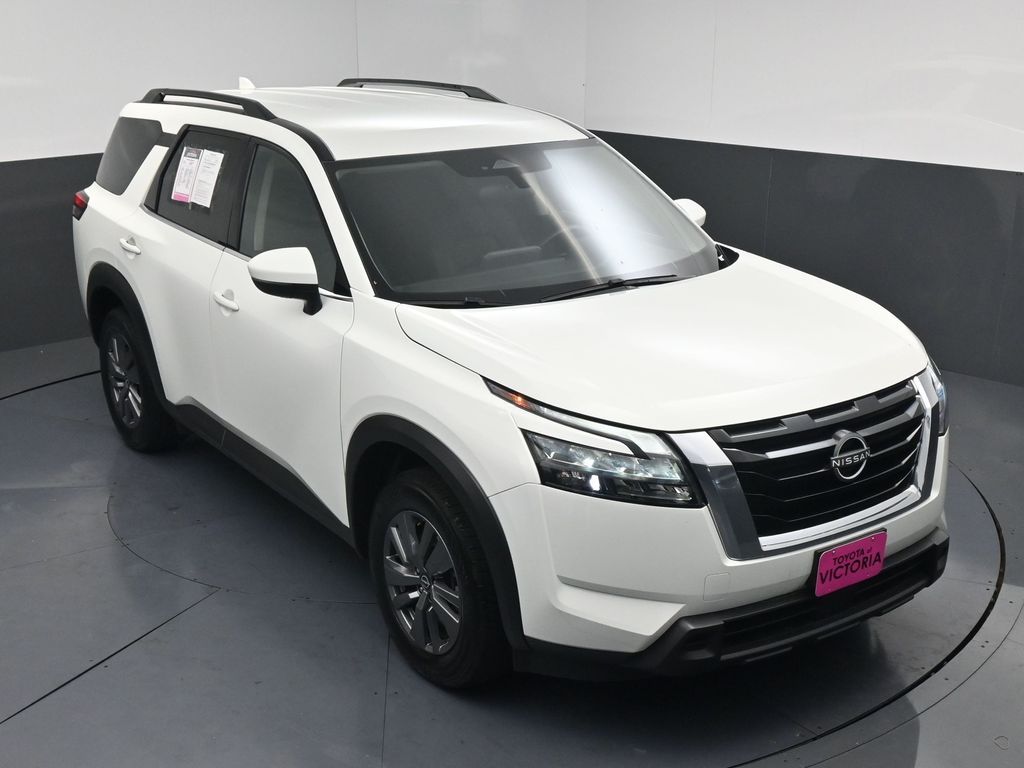 2025 Nissan Pathfinder SV White at Central Houston Nissan