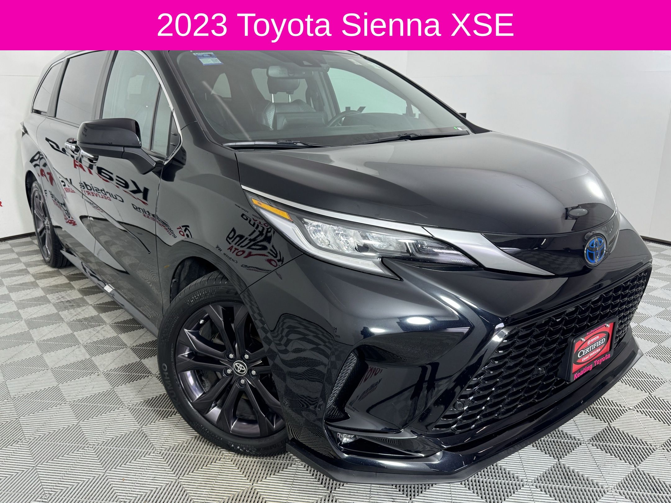 2023 Toyota Sienna XSE Black at Don McGill Toyota