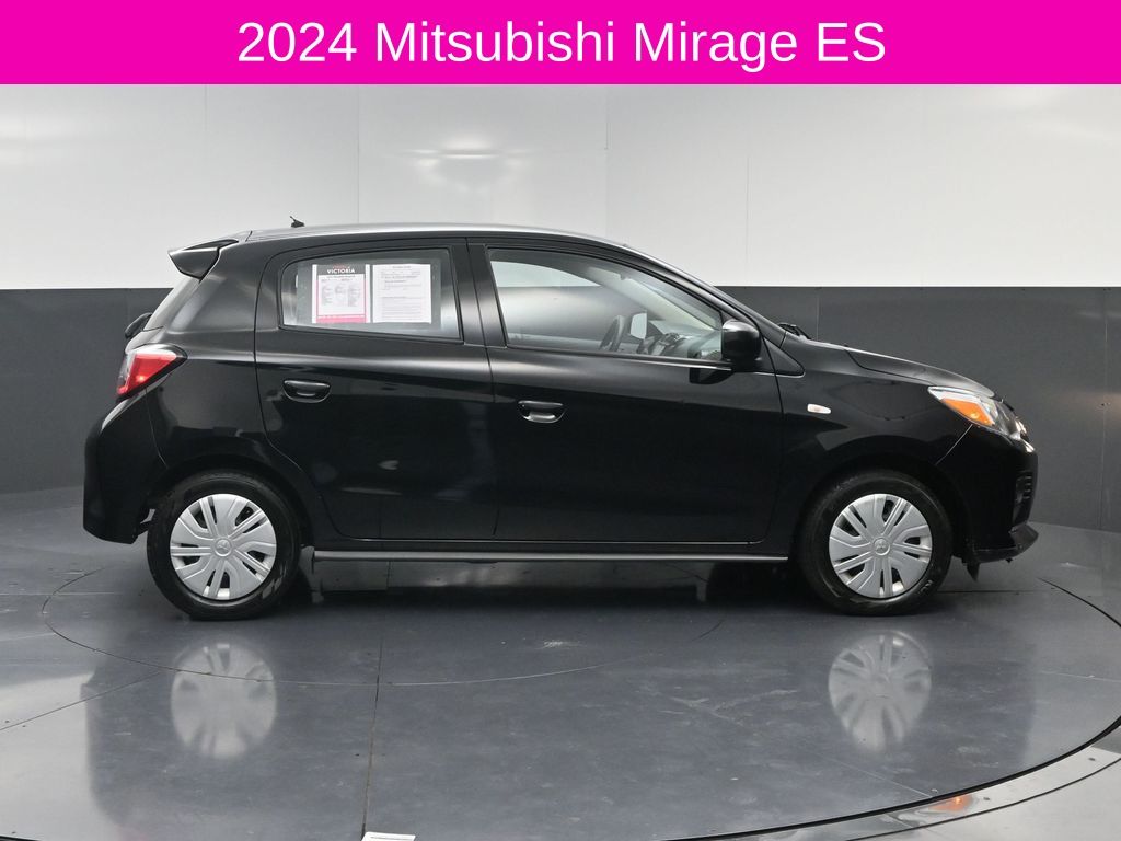 2024 Mitsubishi Mirage ES Black at North Houston Mitsubishi