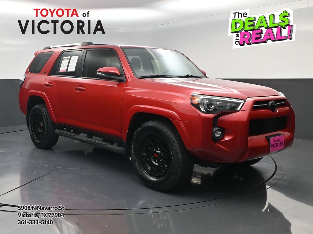 2022 Toyota 4Runner SR5 Premium Red at Bravo Nissan