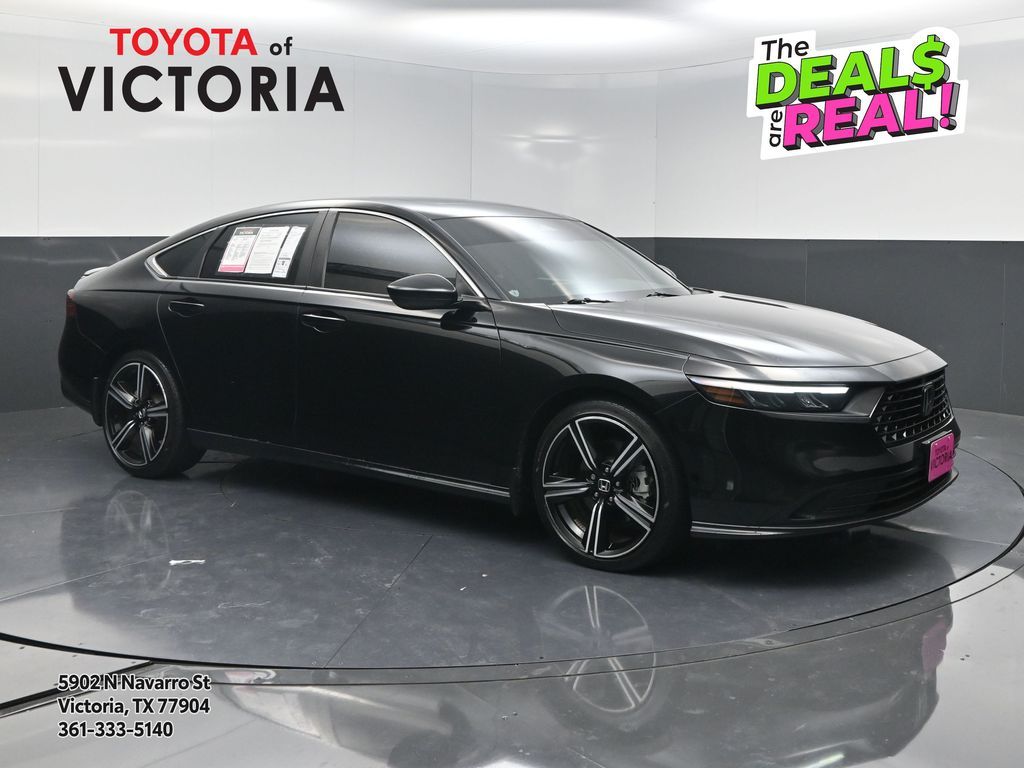 2023 Honda Accord Hybrid Sport Black at Bayshore Chrysler Jeep Dodge Ram
