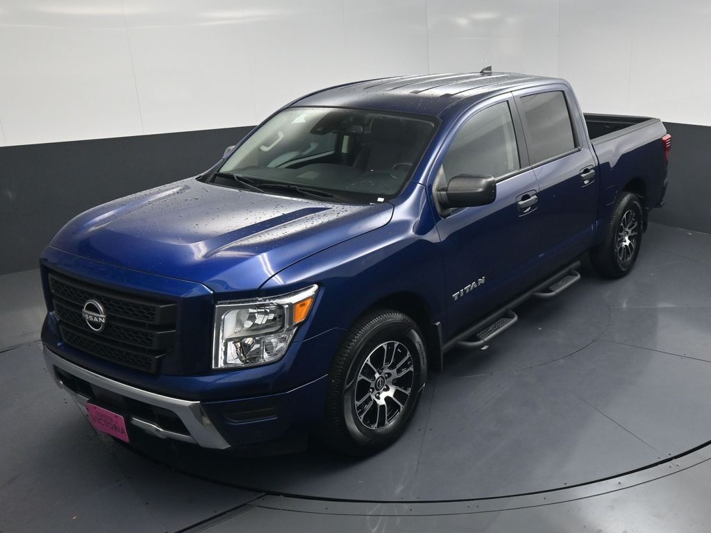 2023 Nissan Titan SV Blue at Bayway Cadillac of The Woodlands