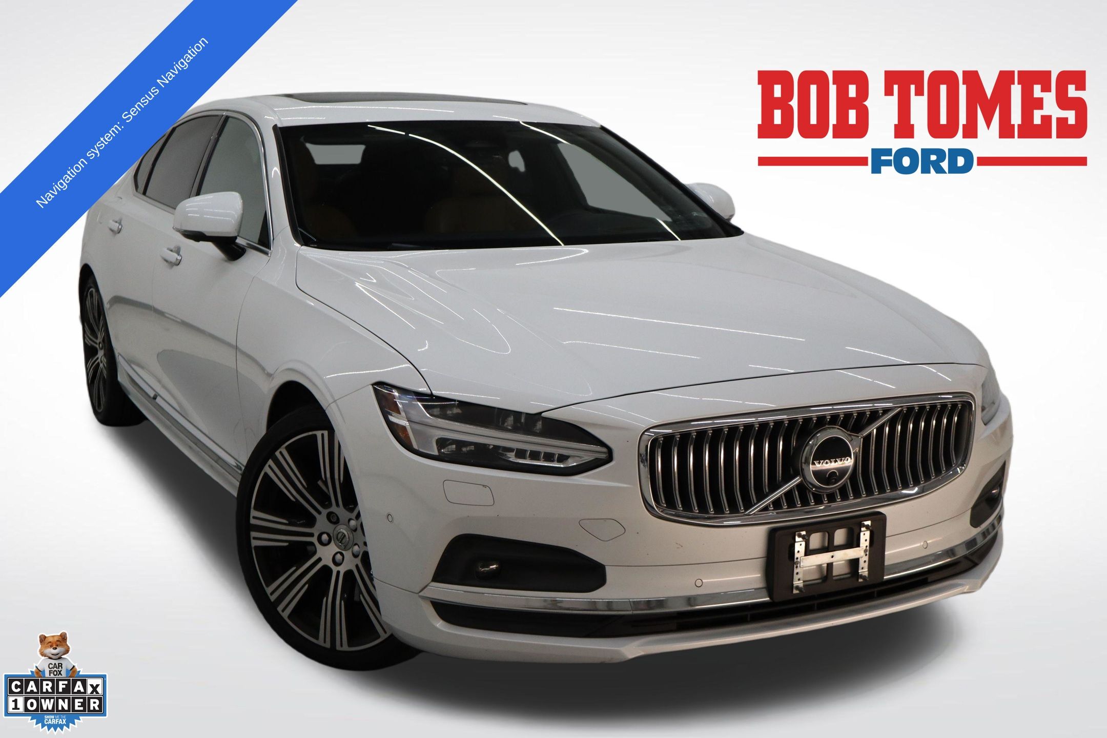 Crystal White 2022 Volvo S90 Sedan All-Wheel Drive Automatic