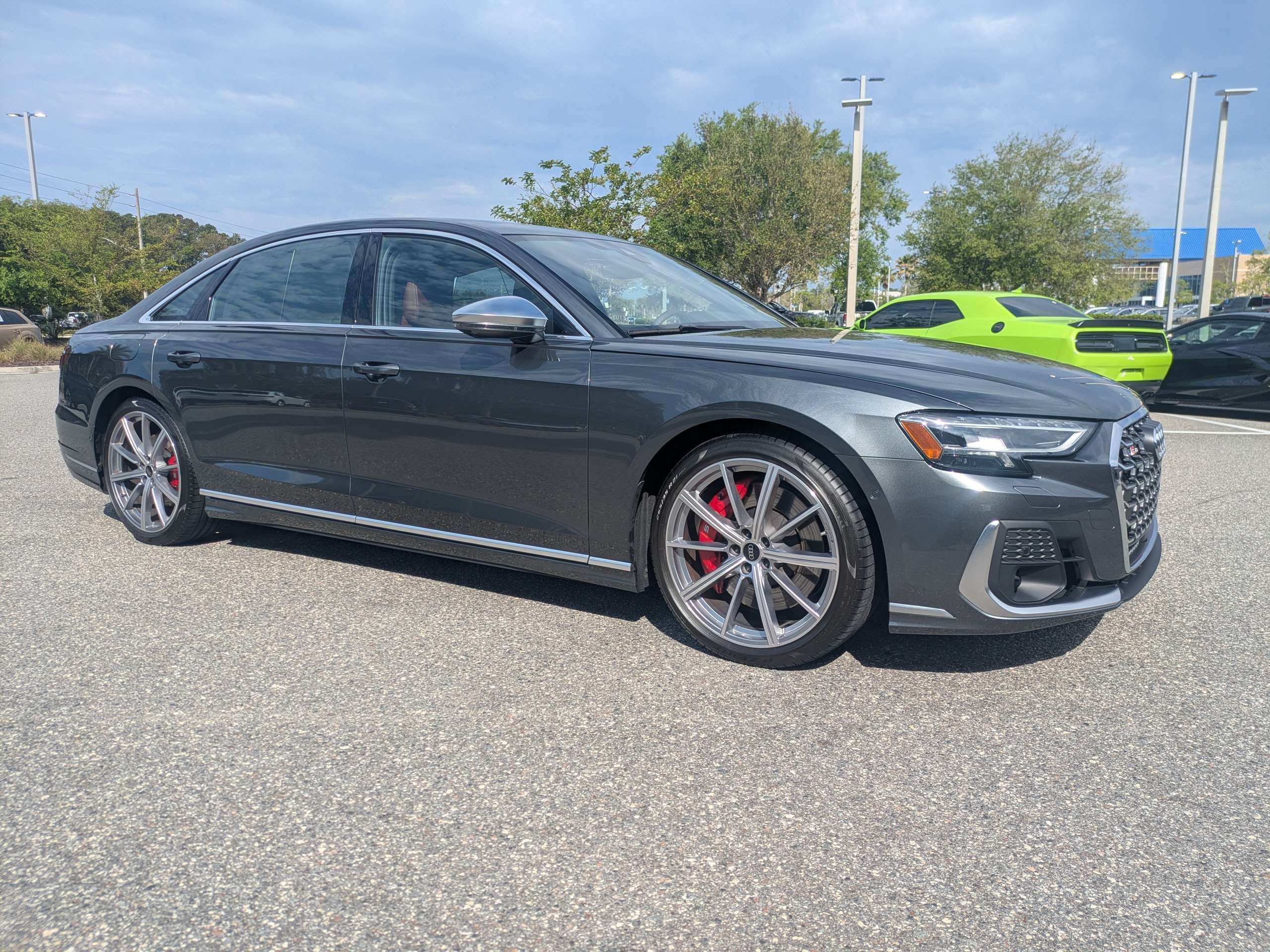 Daytona Gray Pearl Effect 2026 Audi S8 Sedan All-Wheel Drive 8-Speed Automatic