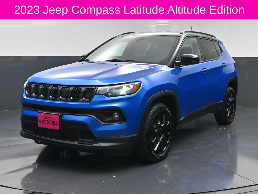 2023 Jeep Compass Latitude Blue at DeMontrond Auto Country