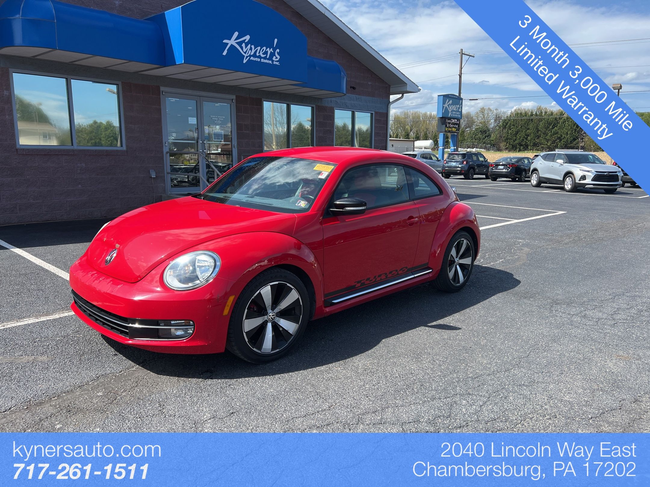 Red 2012 Volkswagen Beetle Hatchback 6-Speed Dual Clutch