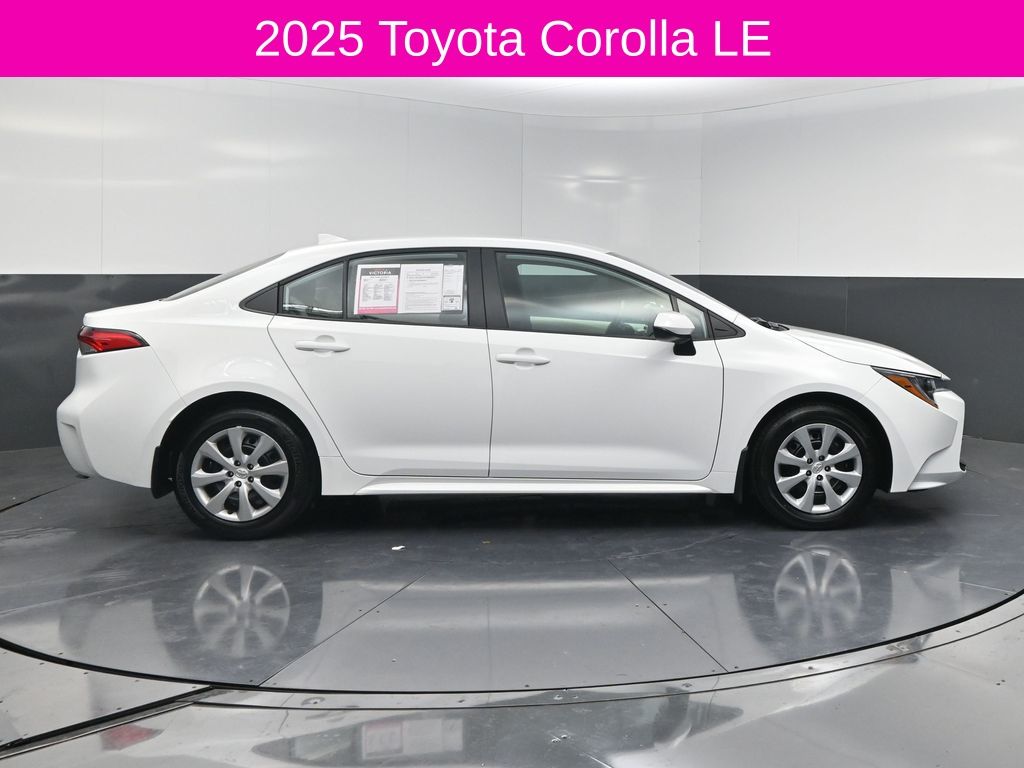 2025 Toyota Corolla LE White at Gullo Toyota