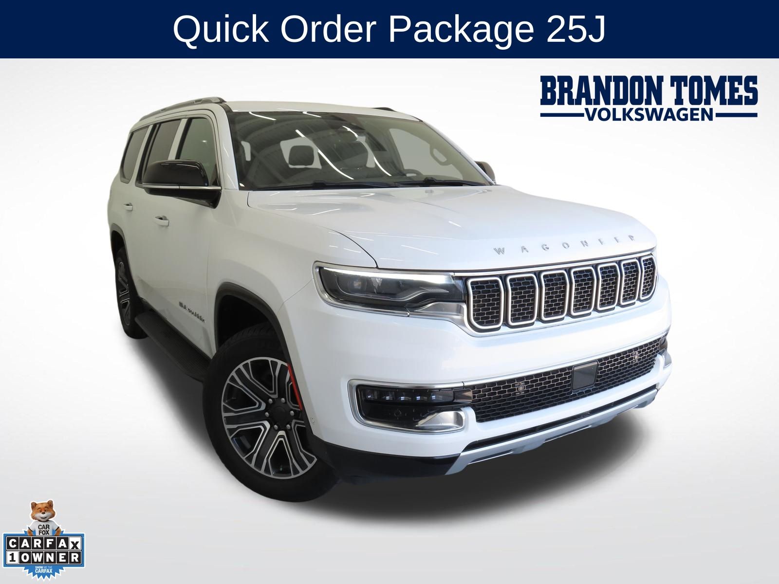 Bright White Clearcoat 2024 Jeep Wagoneer SUV / Crossover 4X2 8-Speed Automatic