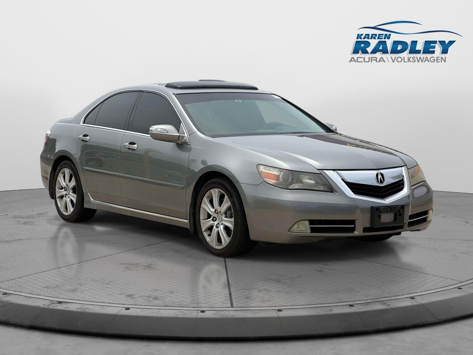 Silver Jade Metallic 2010 Acura RL Sedan All-Wheel Drive 5-Speed Automatic Overdrive