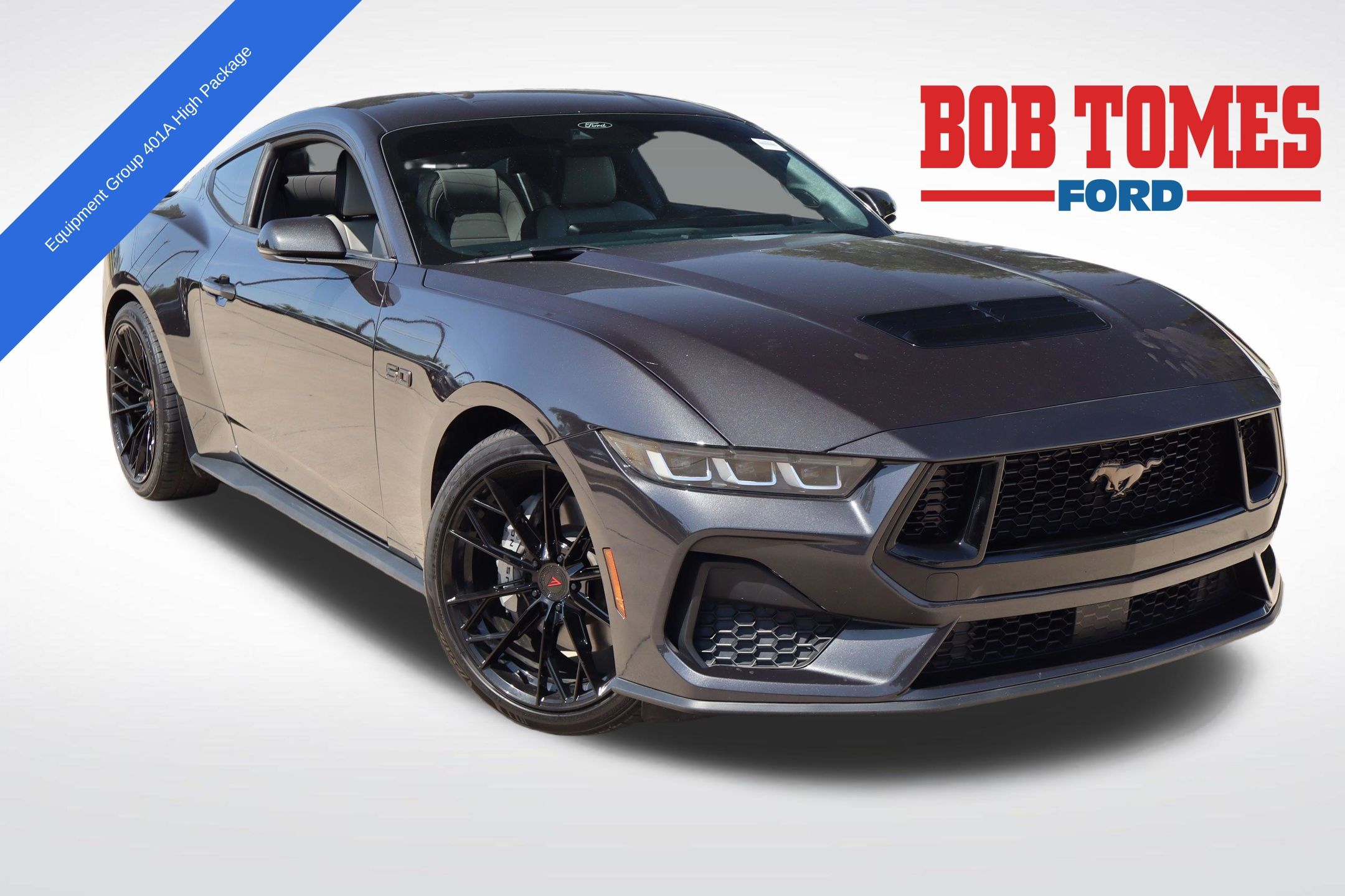 Gray Metallic 2024 Ford Mustang Coupe Rear-Wheel Drive 6-Speed Manual