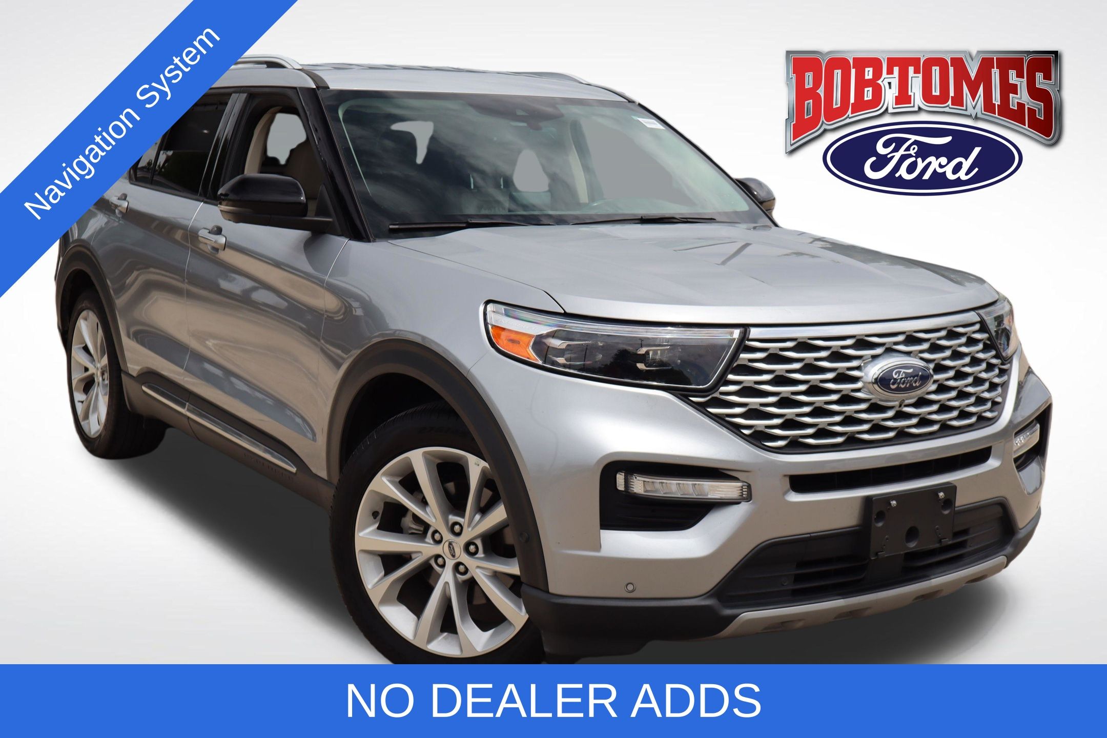 Silver Metallic 2022 Ford Explorer SUV / Crossover Rear-Wheel Drive Automatic