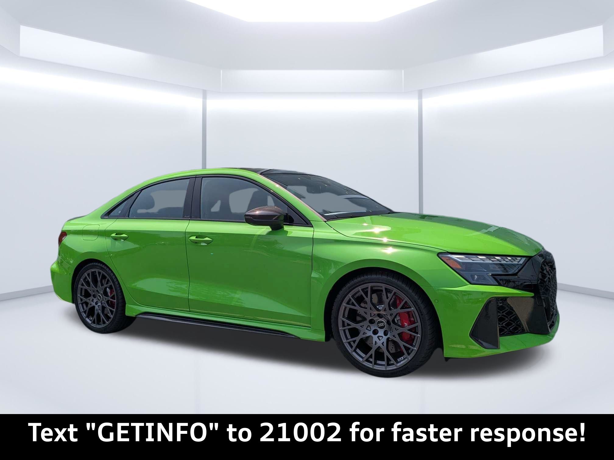 Kyalami Green 2026 Audi RS 3 Sedan All-Wheel Drive 7-Speed Automatic