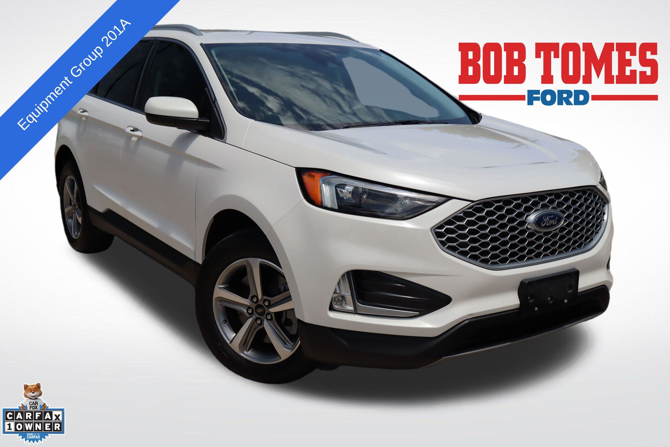 White Metallic 2024 Ford Edge SUV / Crossover All-Wheel Drive 8-Speed Automatic