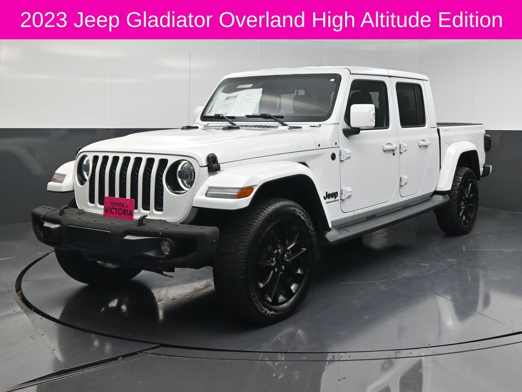 2023 Jeep Gladiator Overland White at Victoria Chrysler Dodge Jeep Ram