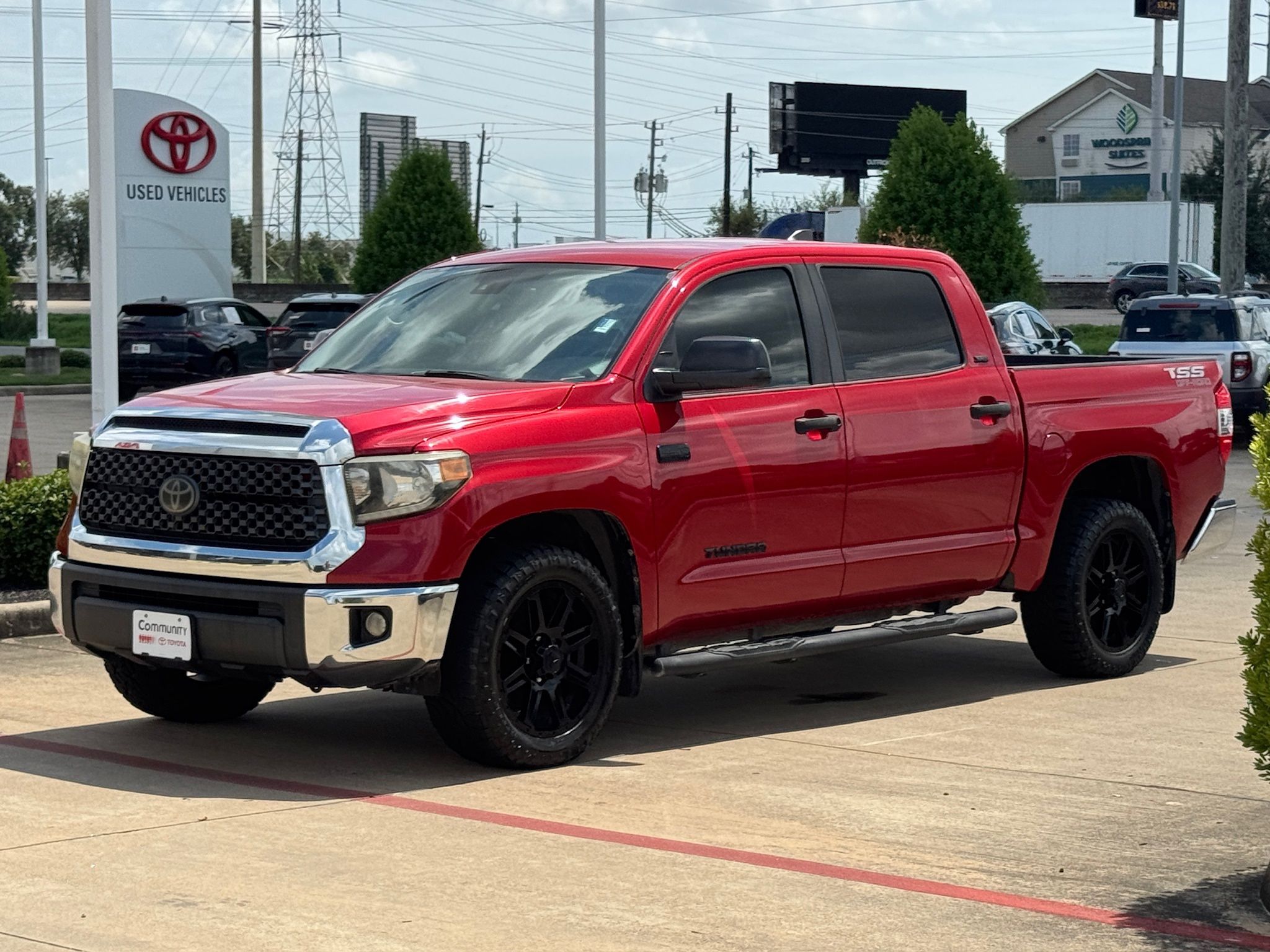 2020 Toyota Tundra SR5 Red at Toyota of Victoria