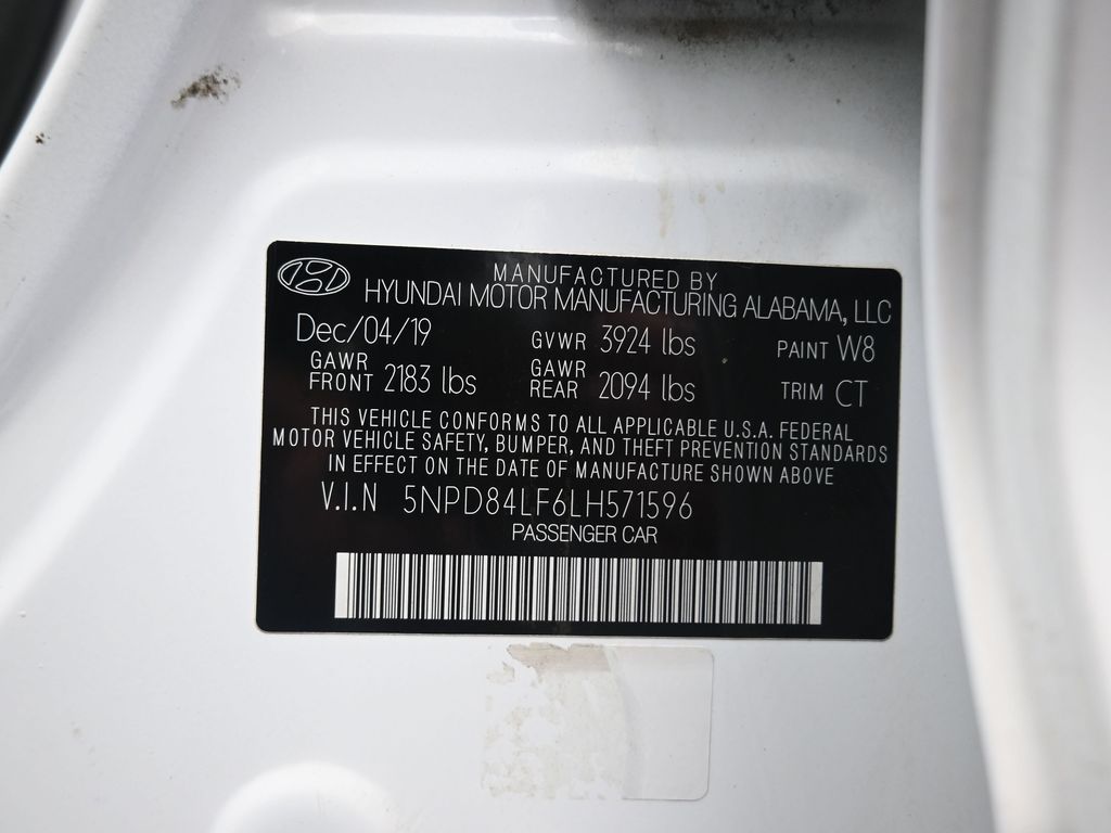 2020 Hyundai Elantra SEL White at Baytown Hyundai