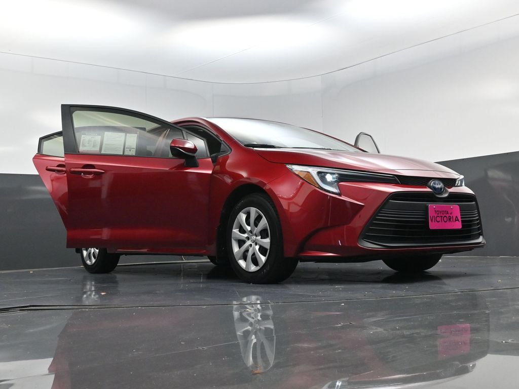 2024 Toyota Corolla Hybrid LE Red at DeMontrond Automotive Group