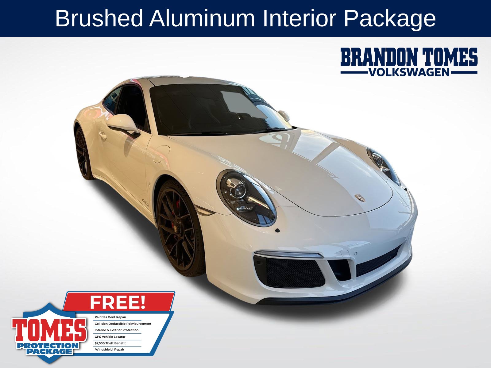White 2017 Porsche 911 Coupe Rear-Wheel Drive 7-Speed Automatic