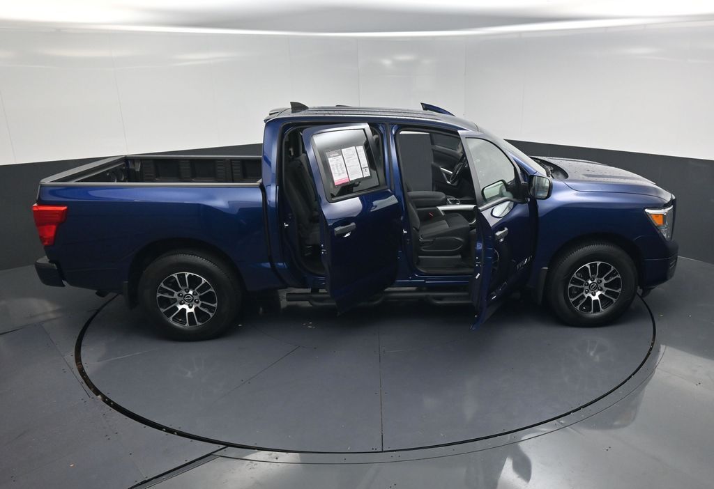 2023 Nissan Titan SV Blue at Bayway Cadillac of The Woodlands