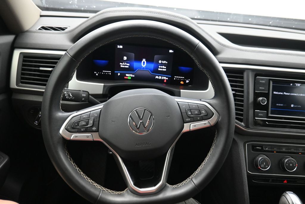 2022 Volkswagen Atlas 2.0T SE White at Wharton Ford