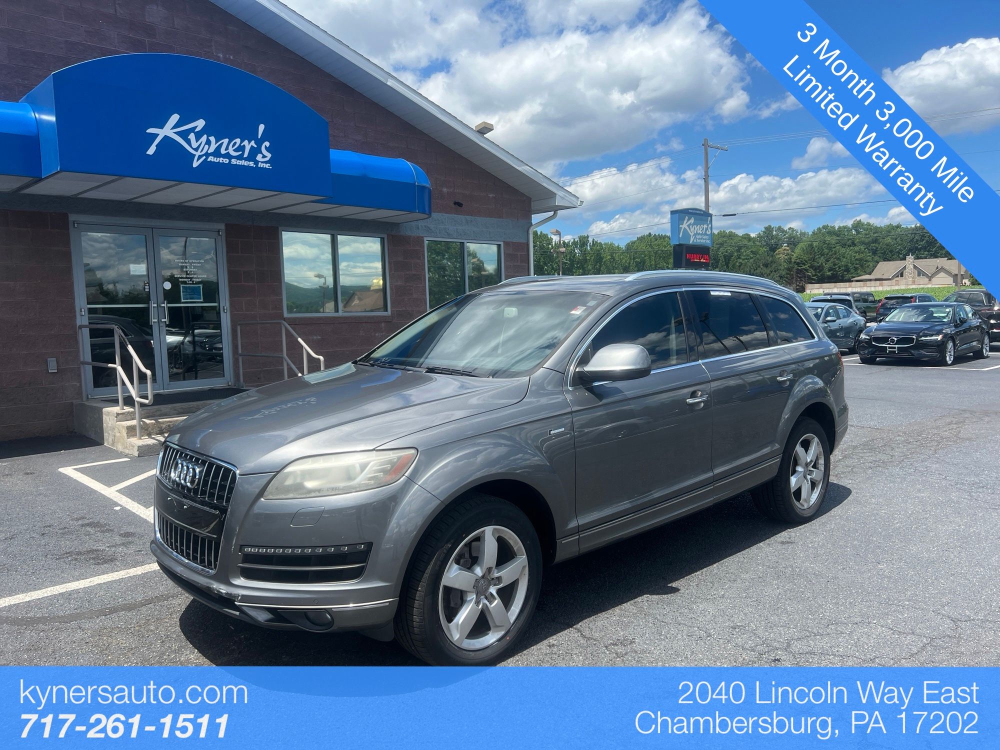 Graphite Gray Metallic 2014 Audi Q7 SUV / Crossover All-Wheel Drive 8-Speed Automatic