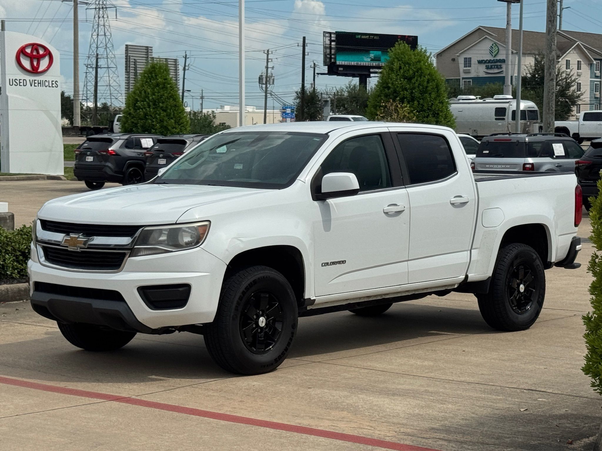 2019 Chevrolet Colorado Work Truck White at Wharton Ford
