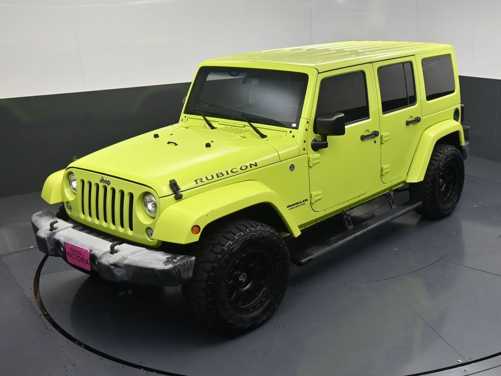 2017 Jeep Wrangler Unlimited Rubicon Green at Classic Chevrolet Galveston