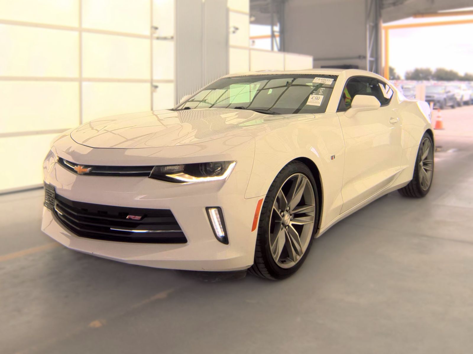 Summit White 2017 Chevrolet Camaro Coupe Rear-Wheel Drive 8-Speed Automatic