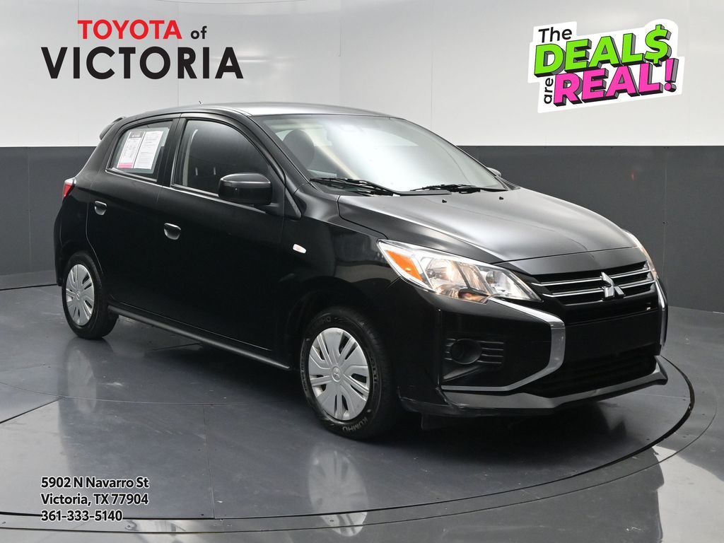 2024 Mitsubishi Mirage ES Black at North Houston Mitsubishi
