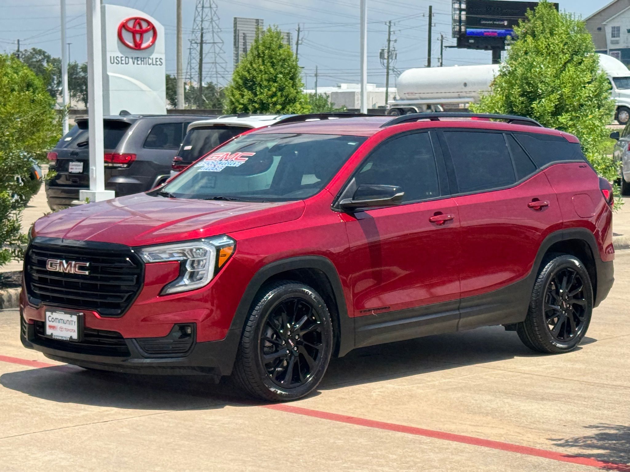 2023 GMC Terrain SLT Red at South Houston Nissan