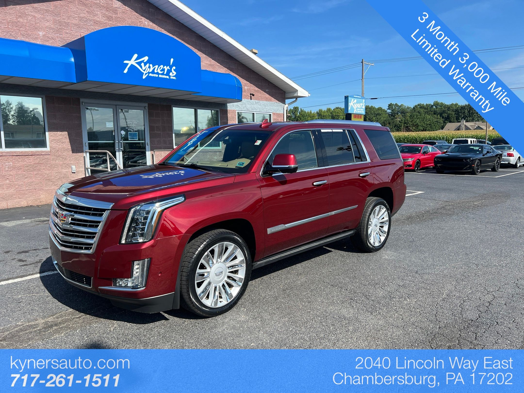 Red Passion Tintcoat 2018 Cadillac Escalade SUV / Crossover Four-Wheel Drive