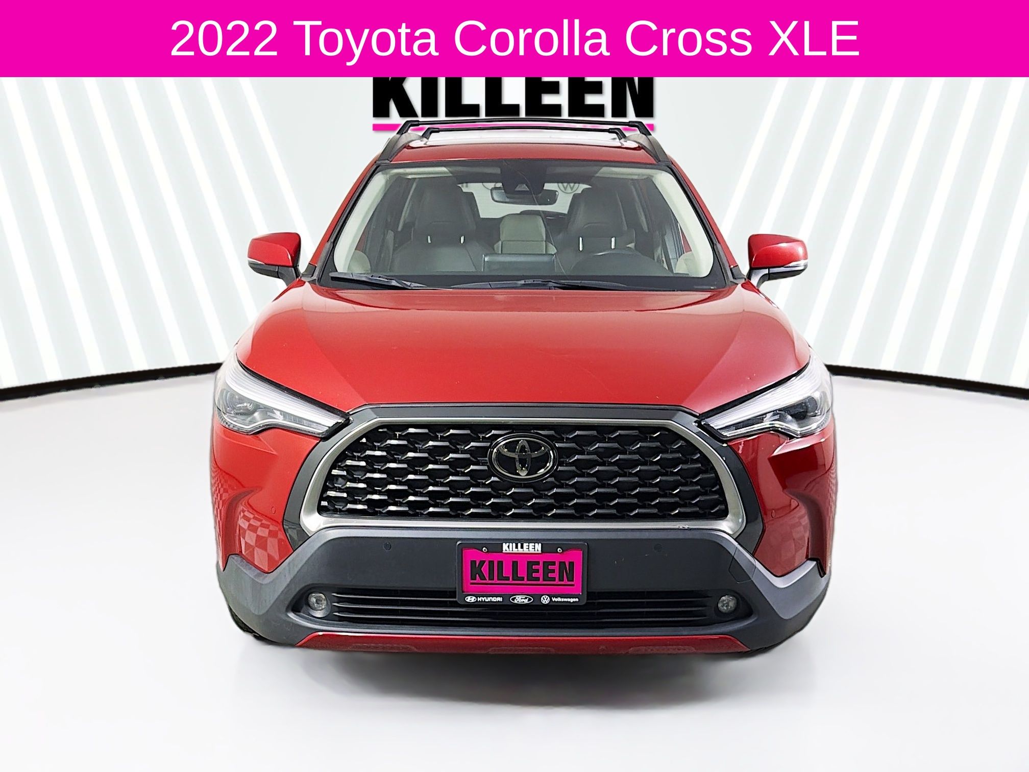 2022 Toyota Corolla Cross XLE Red at Emmons Autoplex