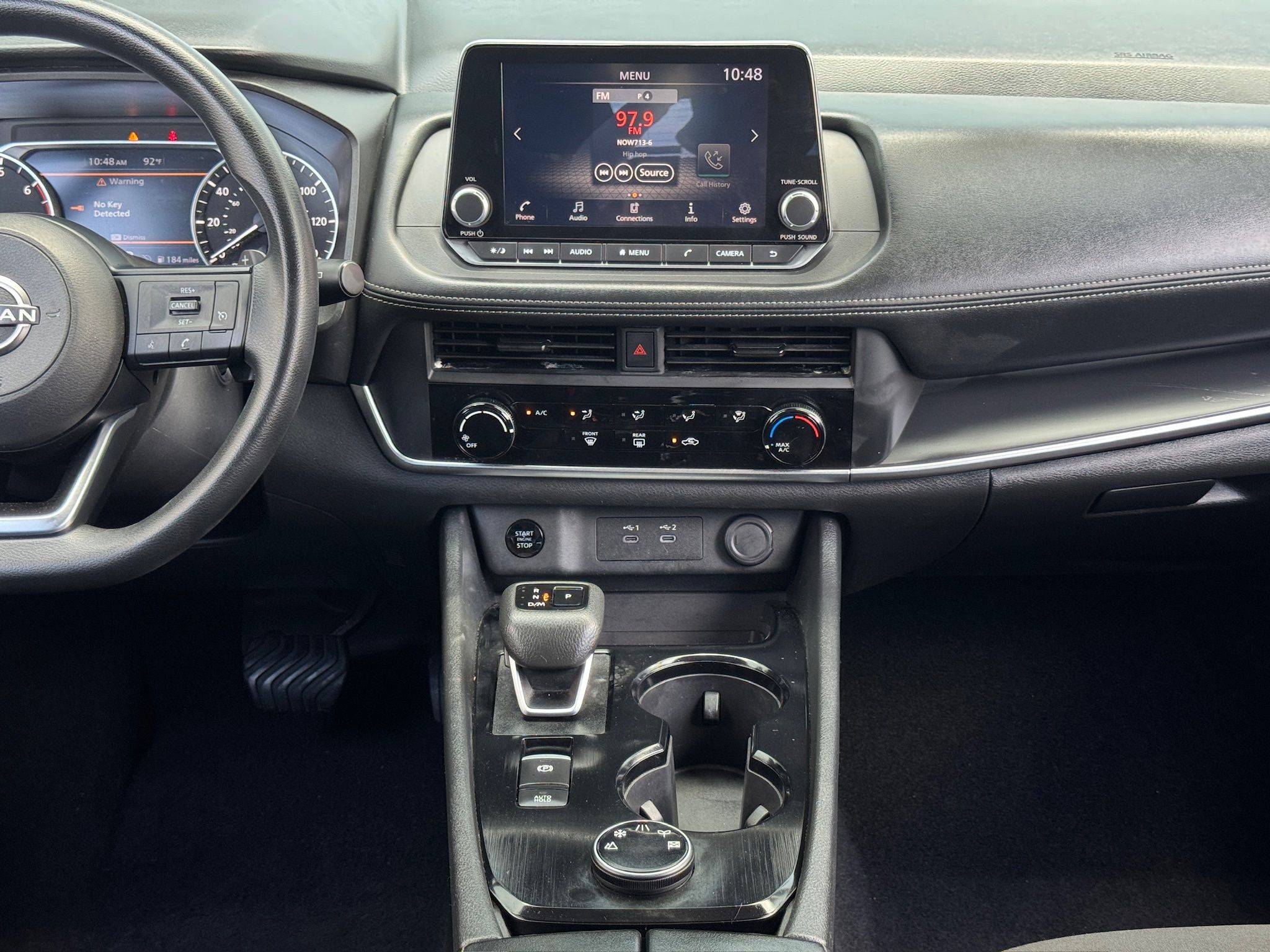 2024 Nissan Rogue S Black at Central Houston Nissan