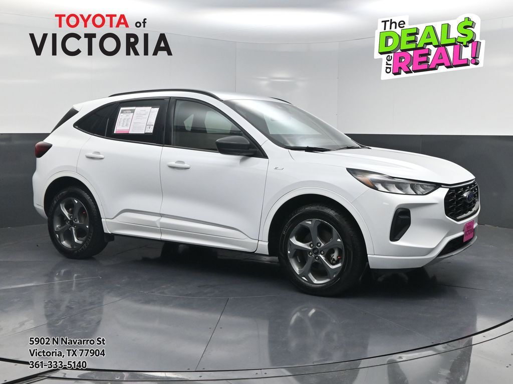 2023 Ford Escape ST-Line White at DeMontrond Ford