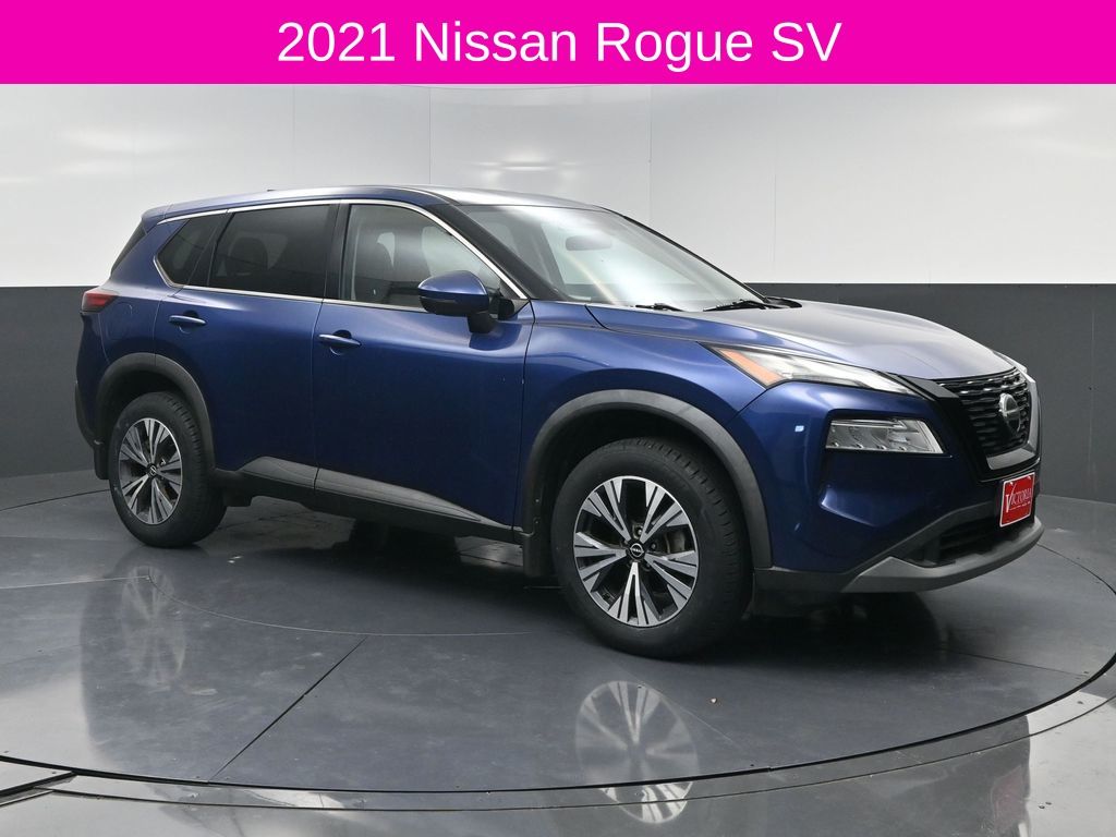 2021 Nissan Rogue SV Blue at Wharton Ford